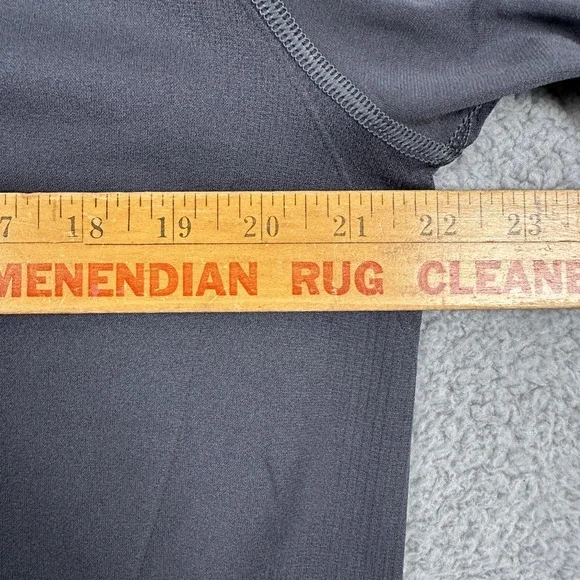 Oner Active Shirt Pullover Mens XL Gray Long Sleeve Logo Athletic Workout Nylon